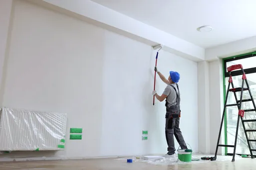 Office interior painting